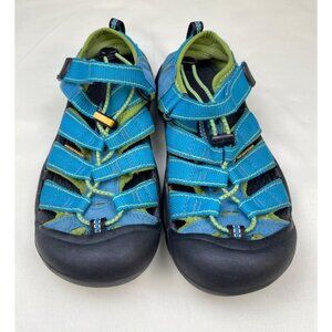 Keen Unisex Boy/Girl Blue/Green Water Shoes/Sandals Size 5 SKU 5406